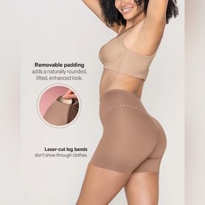 Women's Undetectable Padded Butt Lifter Shaper Shorts
